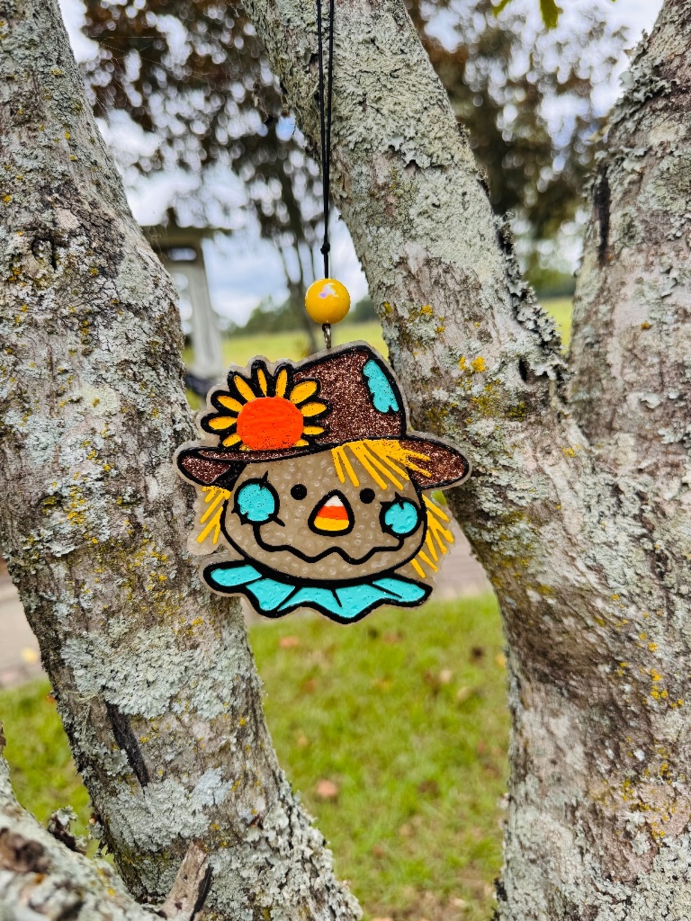 Fall scarecrow car freshie!